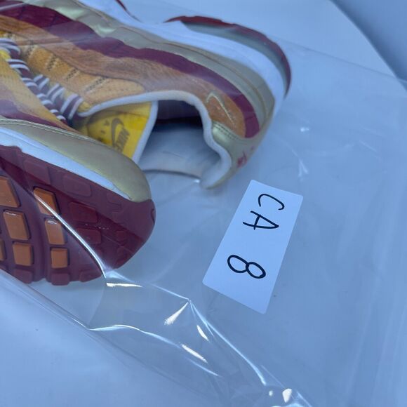 Nike Air Max 95 Zen Premium Leo Maize Gold Yellow Athletic Shoes Women Size 8.5 - Picture 10 of 10